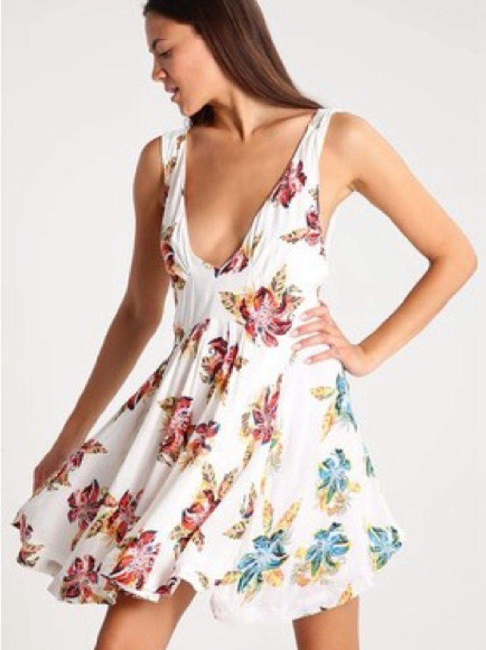 Free People White Thought I Was Dreaming Mini Dress